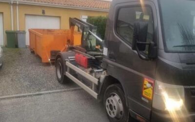 Location de benne de 6m3 pour déchets de chantier mélangés (tout venant / DIB) à Saint-Pierre-d’Aurillac en Gironde